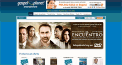 Desktop Screenshot of gospelplanetonline.com