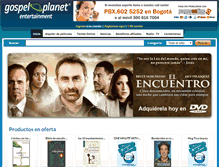 Tablet Screenshot of gospelplanetonline.com